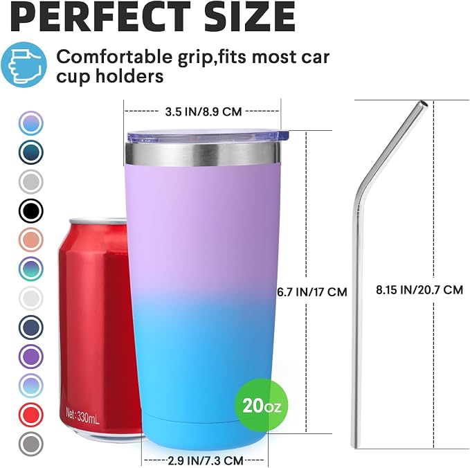 Volhoply 20oz Stainless Steel Tumbler - Image 2