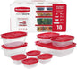 Rubbermaid EasyStore Large Containers, 18-Piece Set, Food Storage Containers by Unknown