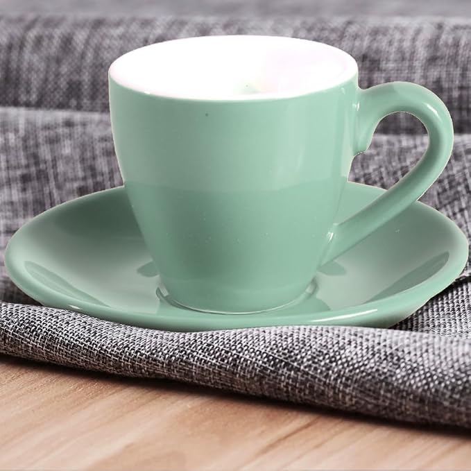 homEdge Porcelain Espresso Shot Cup Set - 80 ml / 2.67 oz - Image 4