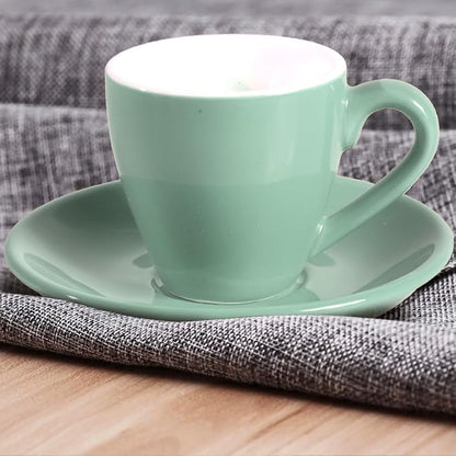 homEdge Porcelain Espresso Shot Cup Set - 80 ml / 2.67 oz - Image 4