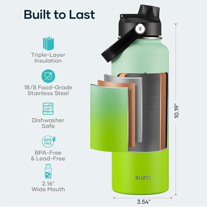 BUZIO Triple Wall Vacuum Water Bottle - Image 4