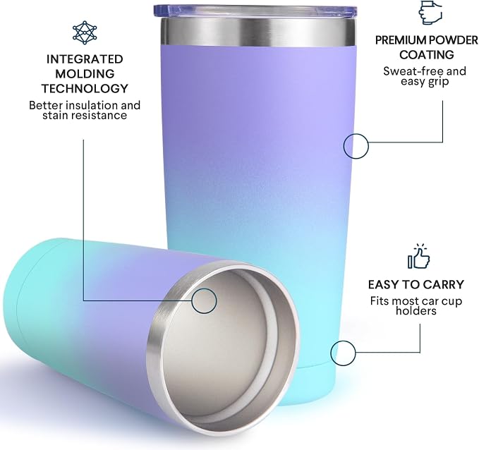 Volhoply 20oz Stainless Steel Tumbler - Image 4