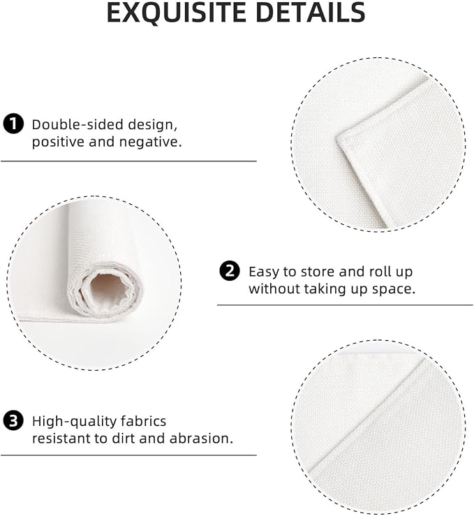 Fiokroo Golden Marble Texture Placemats Set of 4 Table Mats Table Tableware - Image 4