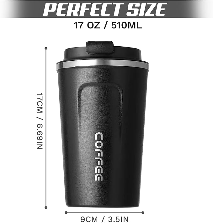 SPLMIFA Travel coffee mugs leak-proof, reusable coffee cups - Image 4