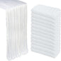 12 Pack White Cheesecloth Table Runner 10Ft Gauze Cheese Cloth Table Runner by Heneger