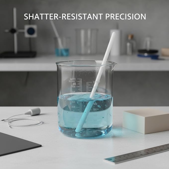 1000mL Shatter-Resistant Plastic Beaker - Image 3