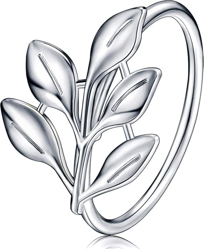 WILLBOND Leaf Napkin Rings Holders Fall Party Napkin Rings - Image 8