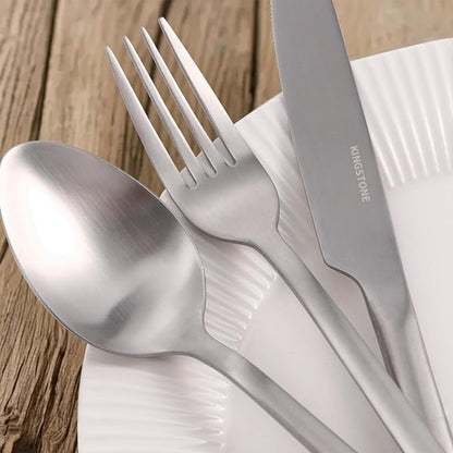 Silverware Set, 20 Piece Flatware Cutlery Set - Image 5