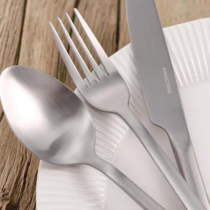 40 Piece Silverware Set, Flatware Set - Image 5