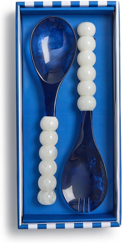 Two's Company Modern Pop Set of 2 Salad Server Set in Gift Box - Image 2
