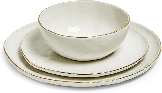 Sango 12-Piece Lightweight Porcelain Dinnerware Set - Image 3