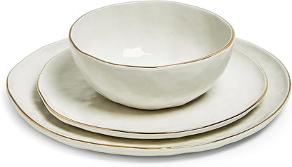 Sango 12-Piece Lightweight Porcelain Dinnerware Set - Image 3