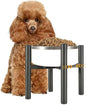 Single Dog Bowl Stand Raise 8" Tall - Without Bowls, Adjustable Wide 6-10" Lifted Pet Food Table,Dog Bowl Holder Elevated for Medium Small Dogs Breed (Anti-Slip)
