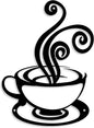 Oubasa Metal Coffee Cup Wall Decor, Minimalist Cafe Themed by OubasaMakeYourHomeAmazing