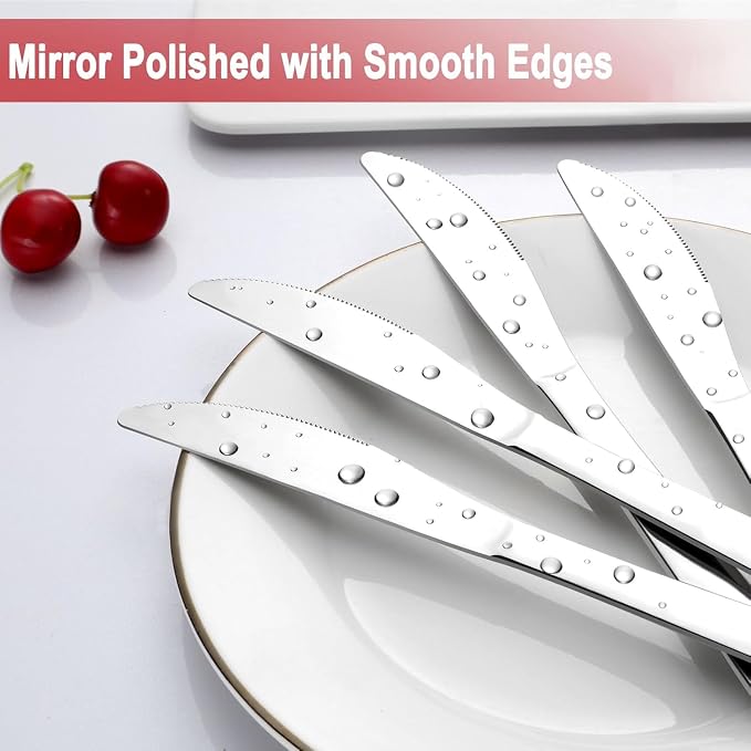 Pleafind 36 Pcs Stainless Steel Dinner Knives - Image 3