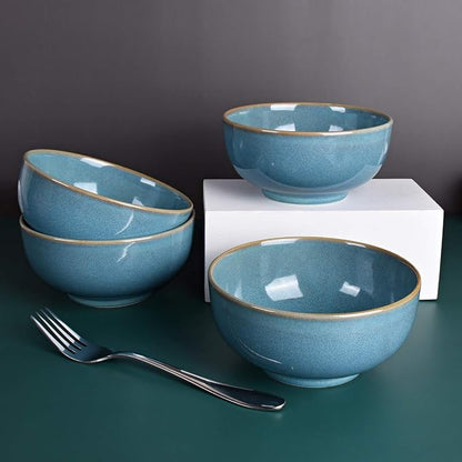 Ceramic Soup Bowl Set of 4, 24 Oz, Cereal Bowl - Image 6