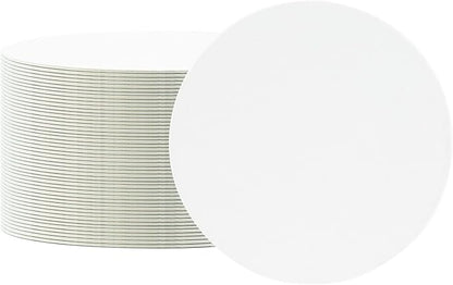 Restaurantware Paper Coasters 1000 Pack of 3.5 Inch Disposable Beverage Coasters Absorbent for Hot and Cold Drinks White Coffee Cup Essentials for Table Decor, Kitchen, Home Patio or Living Room
