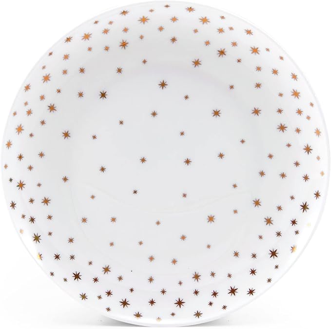 Mikasa Millie Gold Metallic Set of 4 Dinner Plates, 10.5 Inch - Image 2