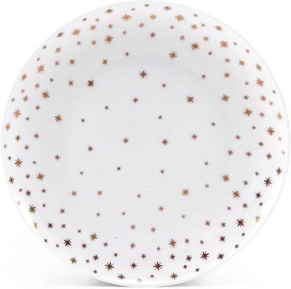 Mikasa Millie Gold Metallic Set of 4 Dinner Plates, 10.5 Inch - Image 2