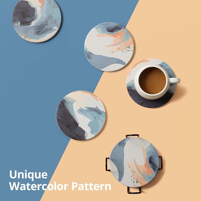 LIFVER Absorbent Drink Coasters - Image 4
