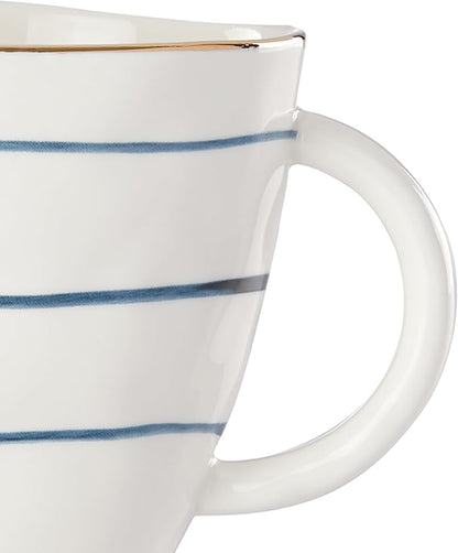 Lenox Blue Bay 4-Piece Dessert Mug Set, 2.75 LB | Dishwasher safe, microwave - Image 2