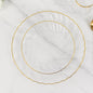 Efavormart 10-Pack 7.5" Clear Plastic Salad Dessert Plates by efavormart