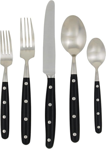 Ginkgo International Lyon 5-Piece Stainless Steel Flatware Place Setting by Ginkgo