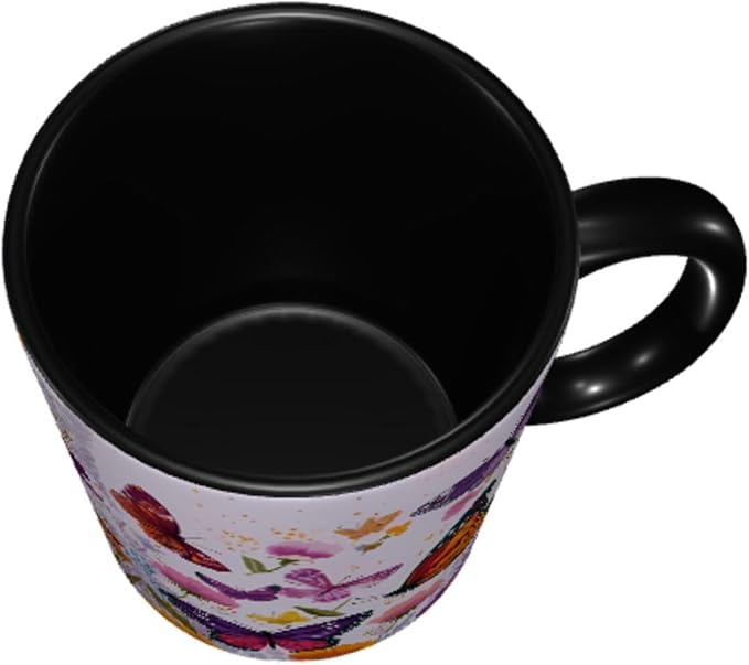 Butterfly Coffee Mug 11 Ounce Mugs Ceramic Tea Cup Drinking Water Cups | Novelty - Image 5