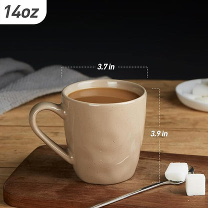 famiware Mars 4 Pieces Coffee Mug, 14oz Tea Mug, Catering Mugs - Image 3