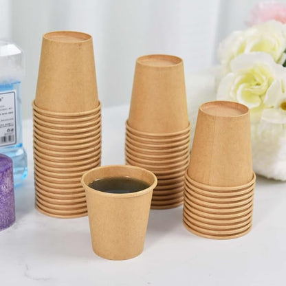 Vumdua 500 Pack 3 oz Kraft Paper Cups, Disposable Bathroom Cups, Leak-Free - Image 5