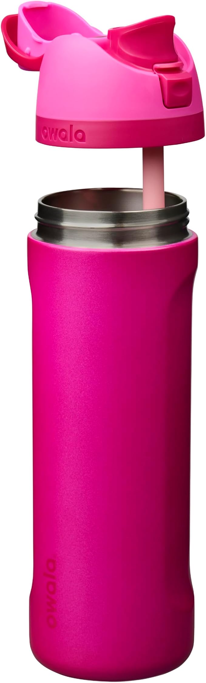 Owala FreeSip Stainless Steel Water Bottle 24 oz Read My Lips - Image 2