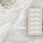 6Pcs White Cheesecloth Table Runner Wedding Bridal Boho Decorations | 35x120 by FEXIA