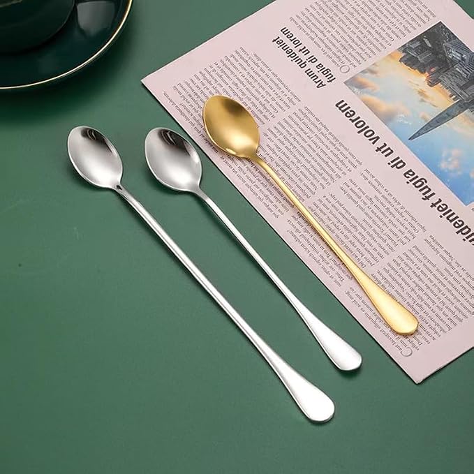 Demitasse Espresso Spoons, Coffee Spoon, 7.7Inches Stainless Steel Spoons - Image 5