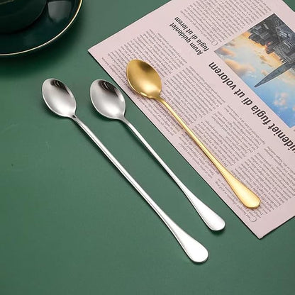 Demitasse Espresso Spoons, Coffee Spoon, 7.7Inches Stainless Steel Spoons - Image 5