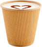 Restaurantware Ripple Wall Coffee Cups 500 Count 8 Ounce Insulated Kraft Paper by Restaurantware