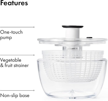 OXO Good Grips Small Salad & Herb Spinner, Vegetable Washer - Image 9