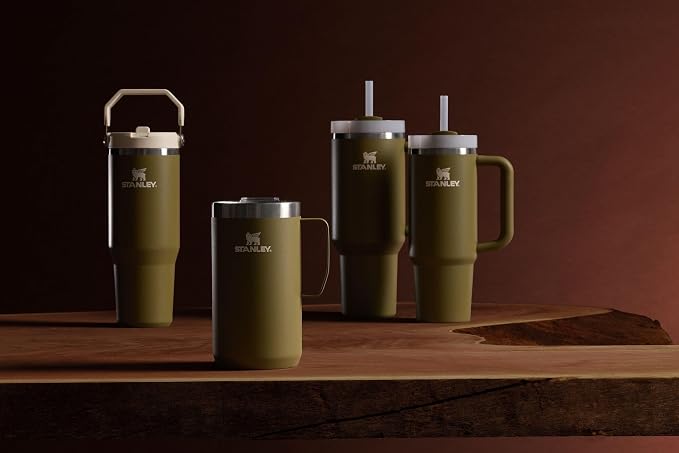 STANLEY Quencher H2.0 Flow State Tumbler, 30 oz, Thyme | Handle and Straw | - Image 5