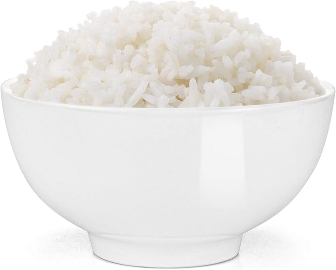 Foraineam 12 Pack 5 Inch Porcelain Bowls 14 Ounce White Round Bowl Set - Image 7