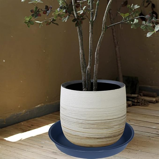 4 Pack of 20 21 inch Plant Saucer Round, Deep Plant Saucers - Image 2