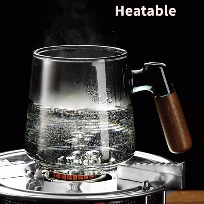 SHUWEICAO-Glass Tea Cup with Infuser and Lid, 17oz/500ml Hand-blown - Image 7