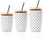 Cobetech Iced Coffee Sleeve Reusable, 3 Pack Neoprene Coffee Cup Sleeves by Unknown