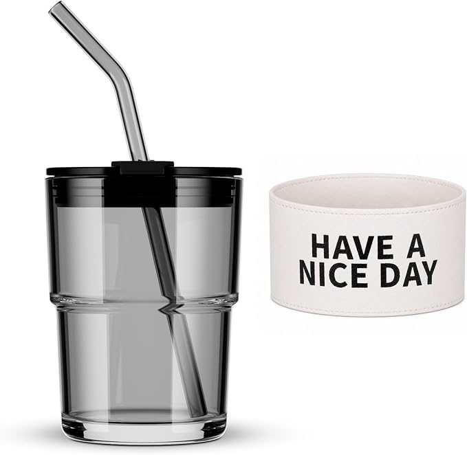 BLUEPOLAR 13oz/400ml Glass Water Tumbler by BLUEPOLAR
