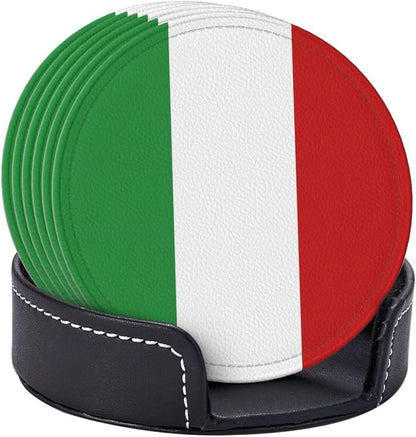 Italy Flag Coasters for Drinks - Image 8