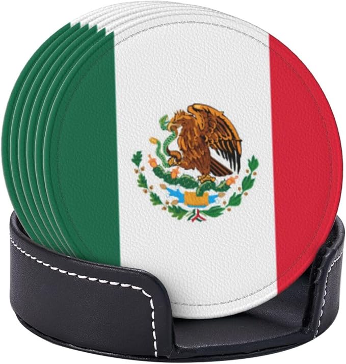 Mexican Flag Coasters for Drinks - Image 8