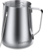 Milk Frothing Pitcher, 50oz Steaming Pitcher Stainless Steel Espresso Machine by Adorever