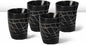 Handicrafts Home Viking Horn Shot Glasses Set of 4, Handmade Natural Ox Horn by HandicraftsHome
