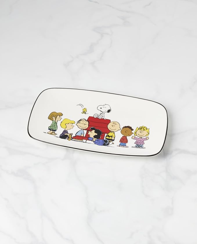 Lenox Chef Snoopy Porcelain Serving Tray | durable everyday use | 14 x 7.75 - Image 2