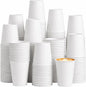 12 oz Paper Coffee Cups, 300 Pack Bulk Disposable White Paper Cups by Unknown