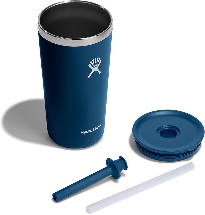20 OZ All Around Tumbler Straw LID Indigo Blue - Image 4