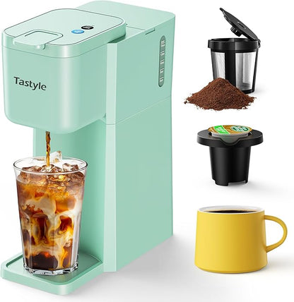 Tastyle Mini Single Serve Hot and Iced Coffee Maker by Tastyle